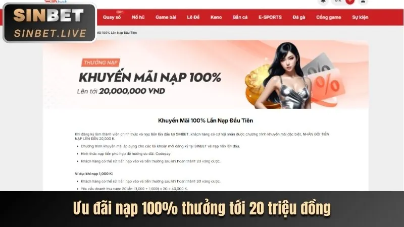 Khuyến mãi chào mừng thành viên mới fbet nhà cái